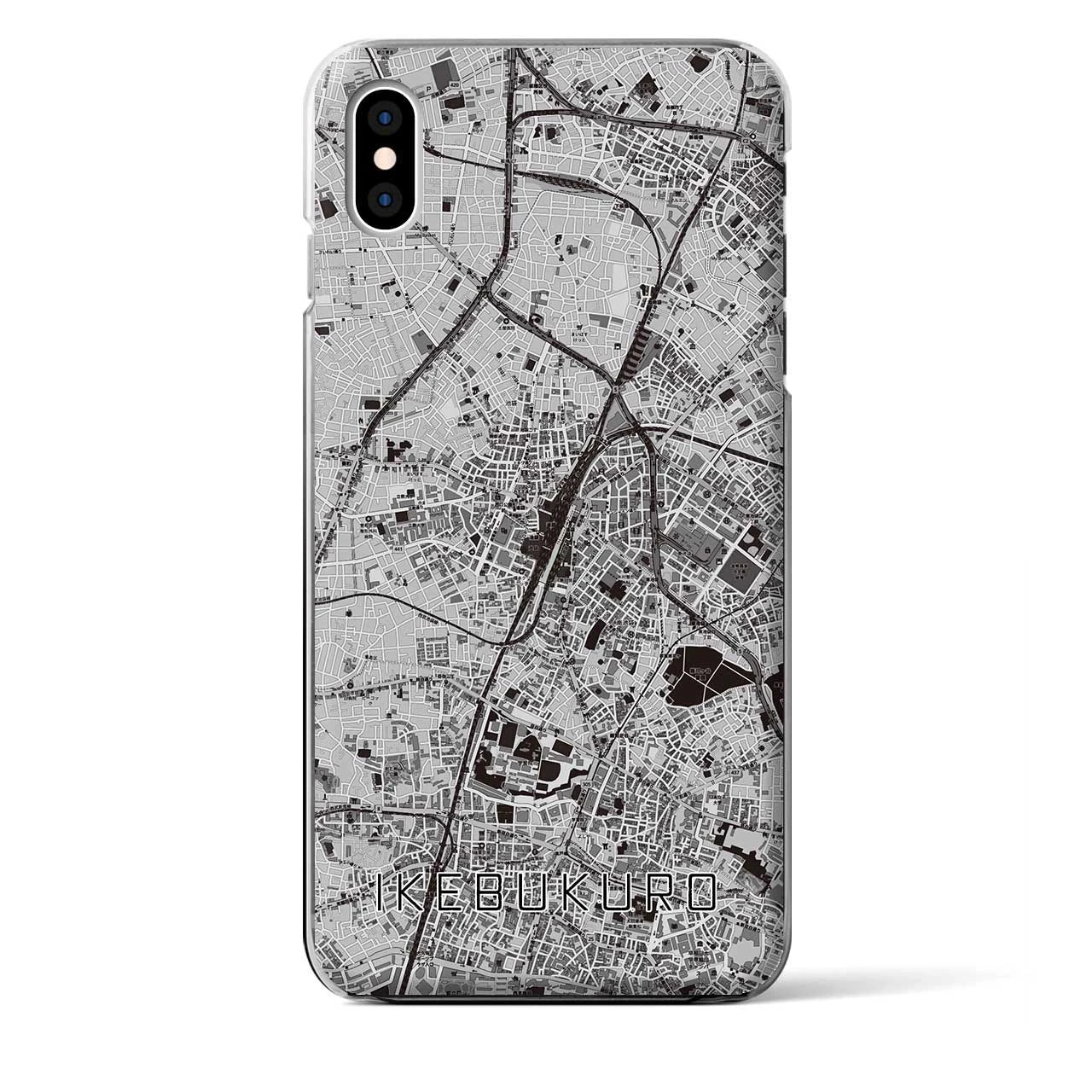 【池袋(東京都)】地図柄iPhoneケース(クリアタイプ)