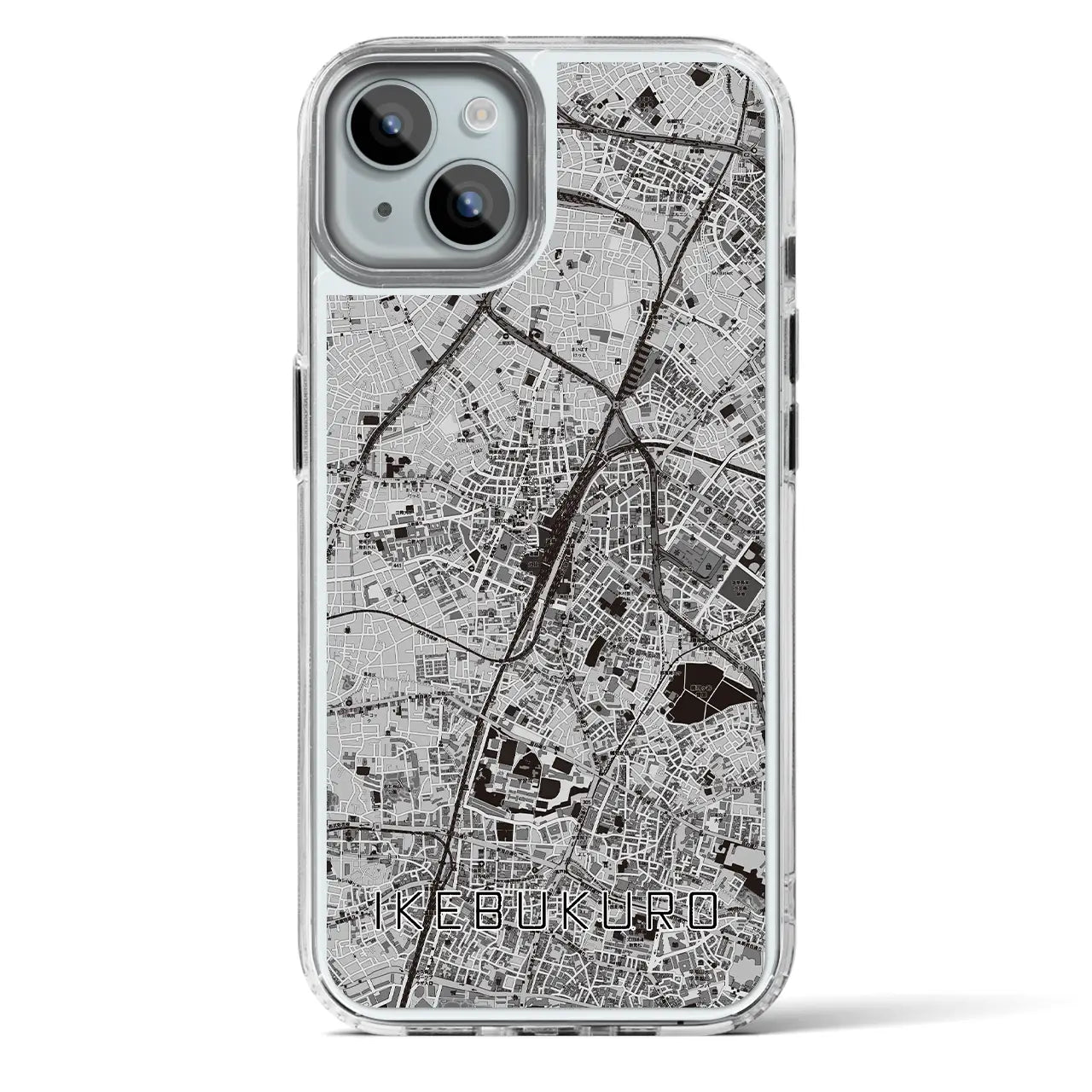 【池袋(東京都)】地図柄iPhoneケース(MagSafeタイプ)
