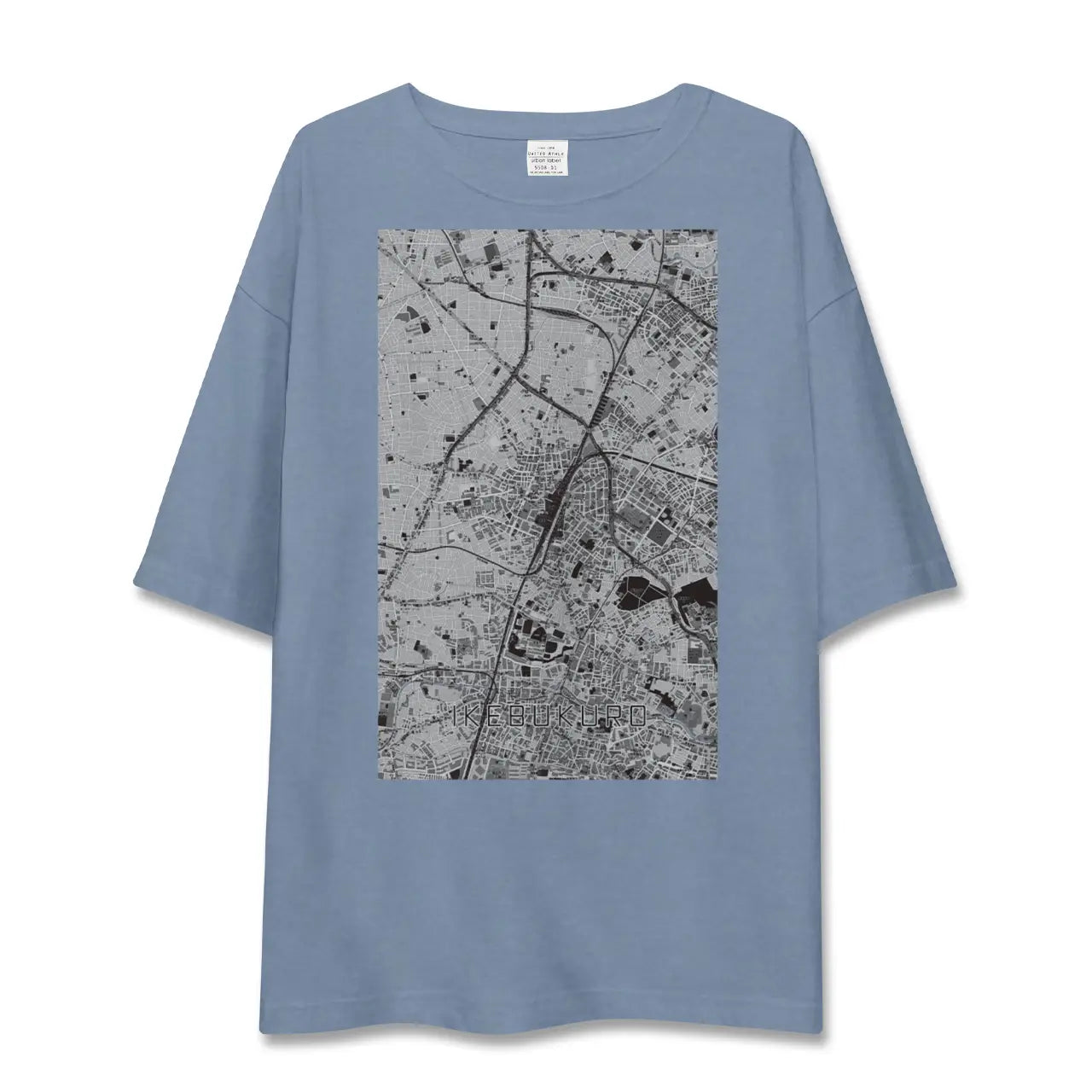 【池袋(東京都)】地図柄ビッグシルエットTシャツ