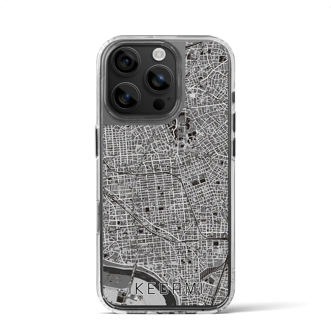 【池上(東京都)】地図柄iPhoneケース(MagSafeタイプ)