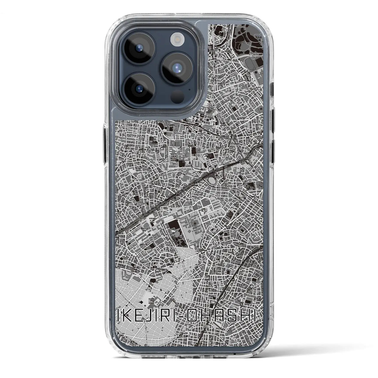 【池尻大橋(東京都)】地図柄iPhoneケース(MagSafeタイプ)