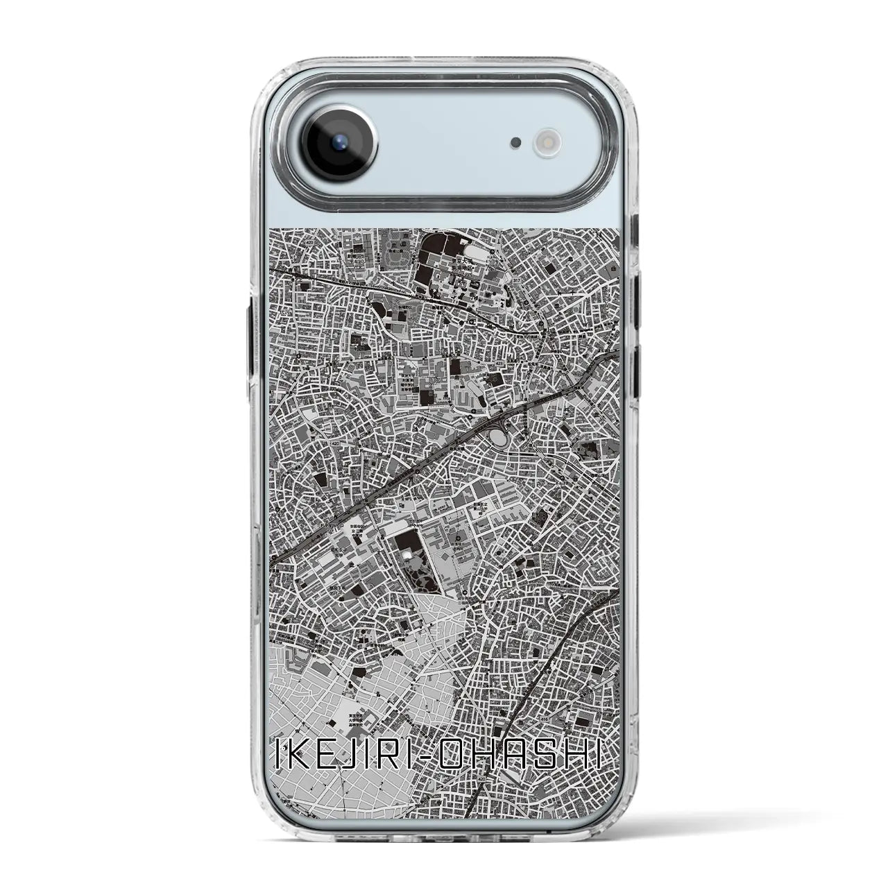 【池尻大橋(東京都)】地図柄iPhoneケース(MagSafeタイプ)