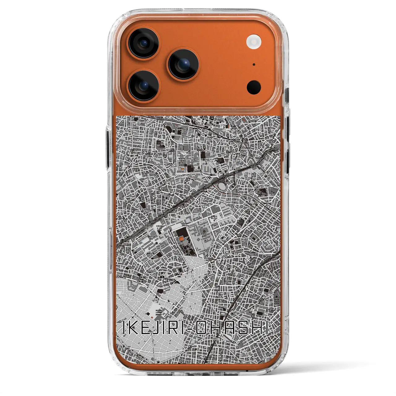 【池尻大橋(東京都)】地図柄iPhoneケース(MagSafeタイプ)