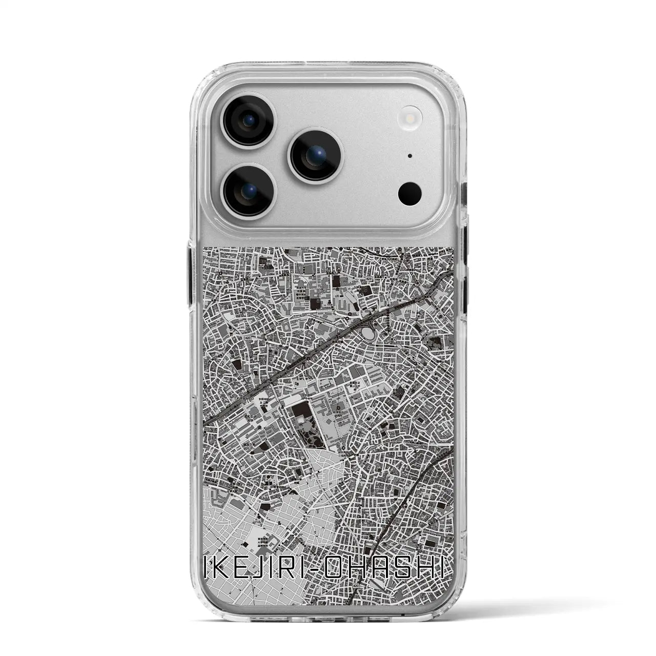 【池尻大橋(東京都)】地図柄iPhoneケース(MagSafeタイプ)