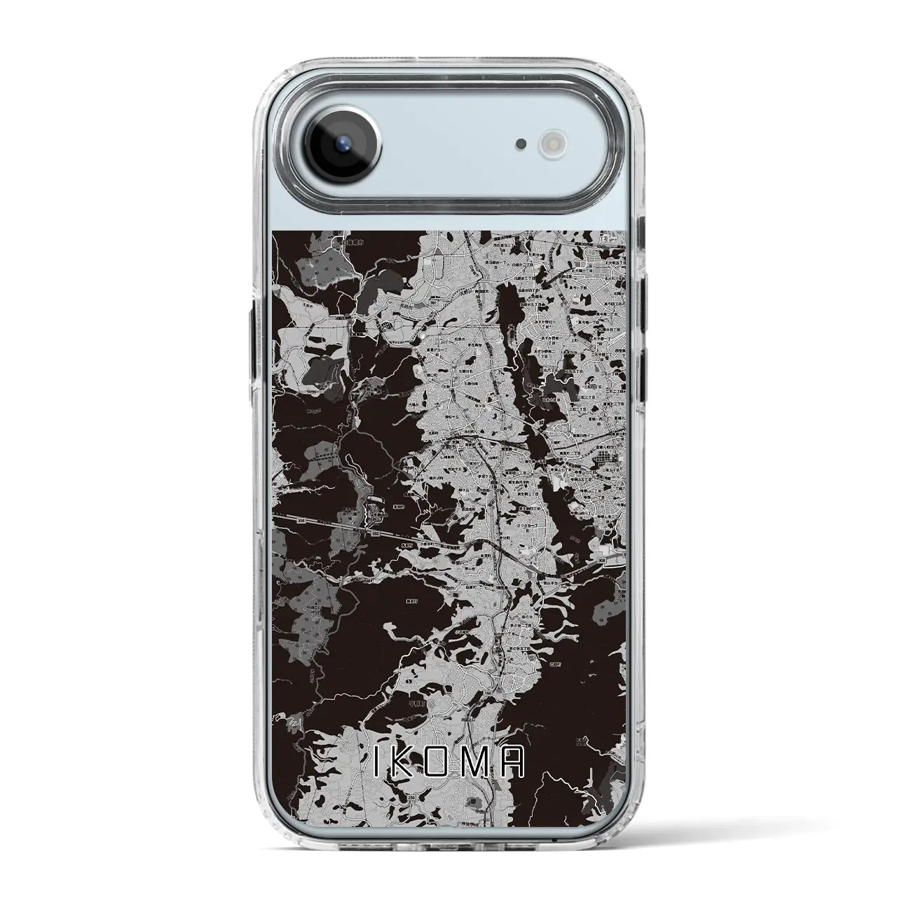 【生駒(奈良県)】地図柄iPhoneケース(MagSafeタイプ)