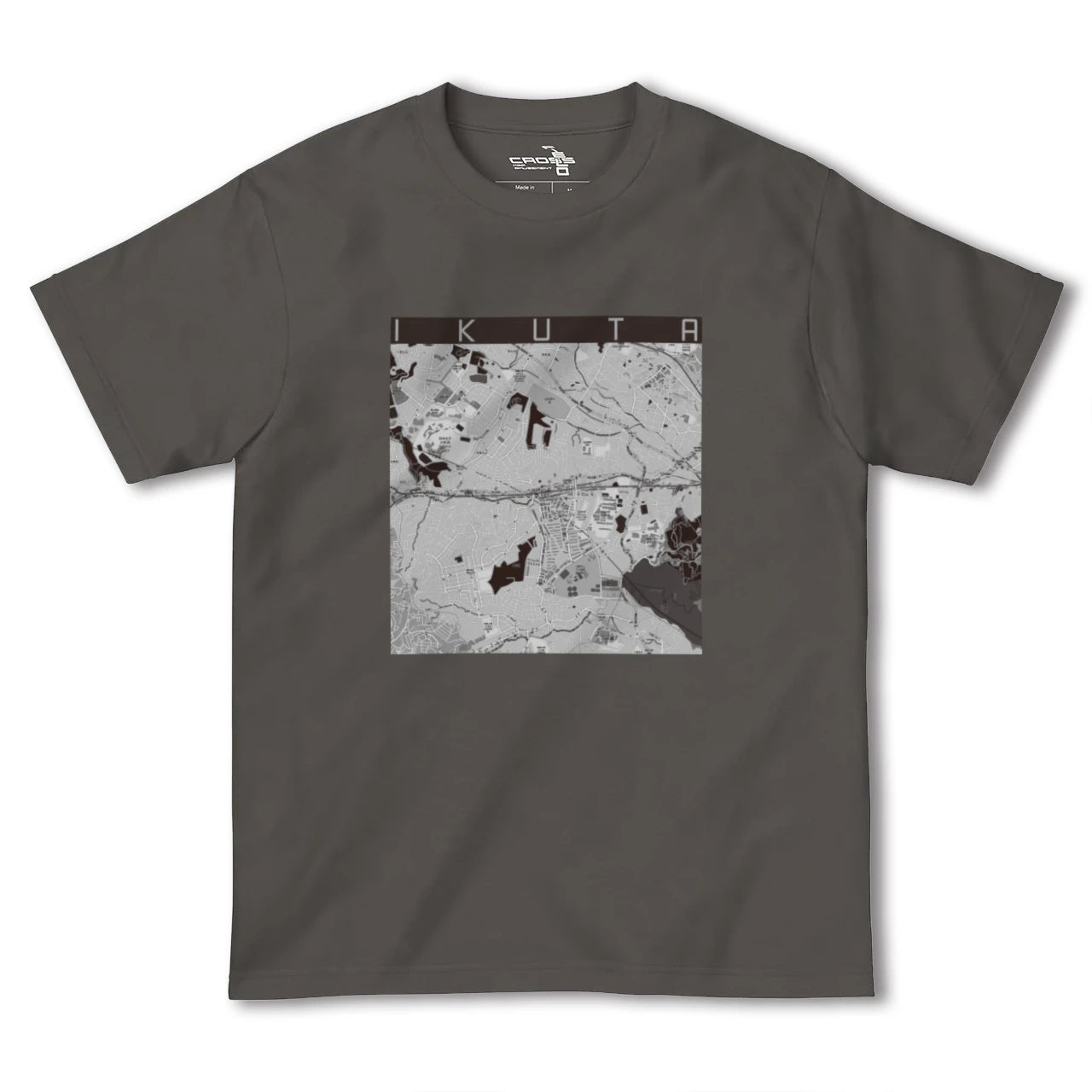 【生田(神奈川県)】地図柄ヘビーウェイトTシャツ