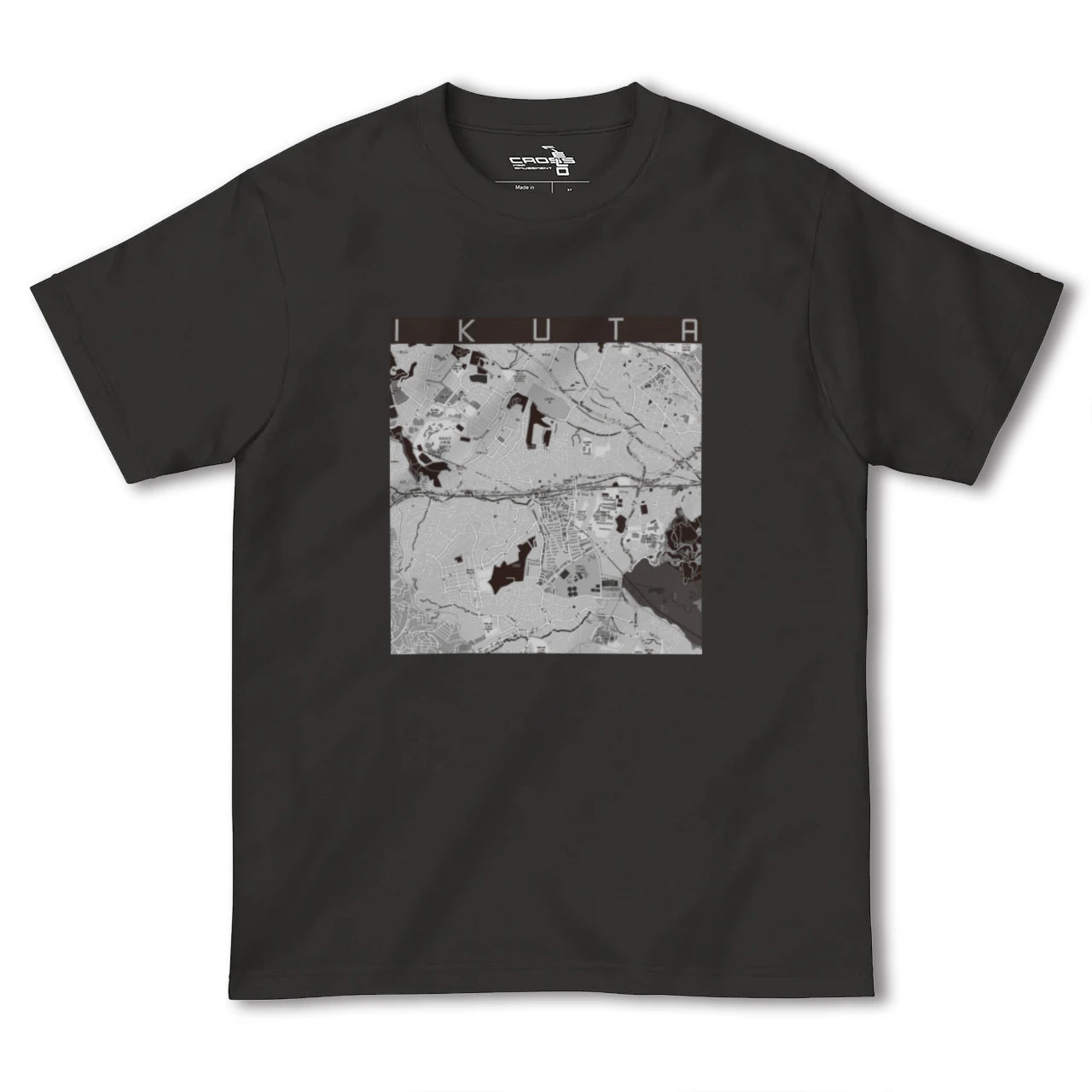 【生田(神奈川県)】地図柄ヘビーウェイトTシャツ