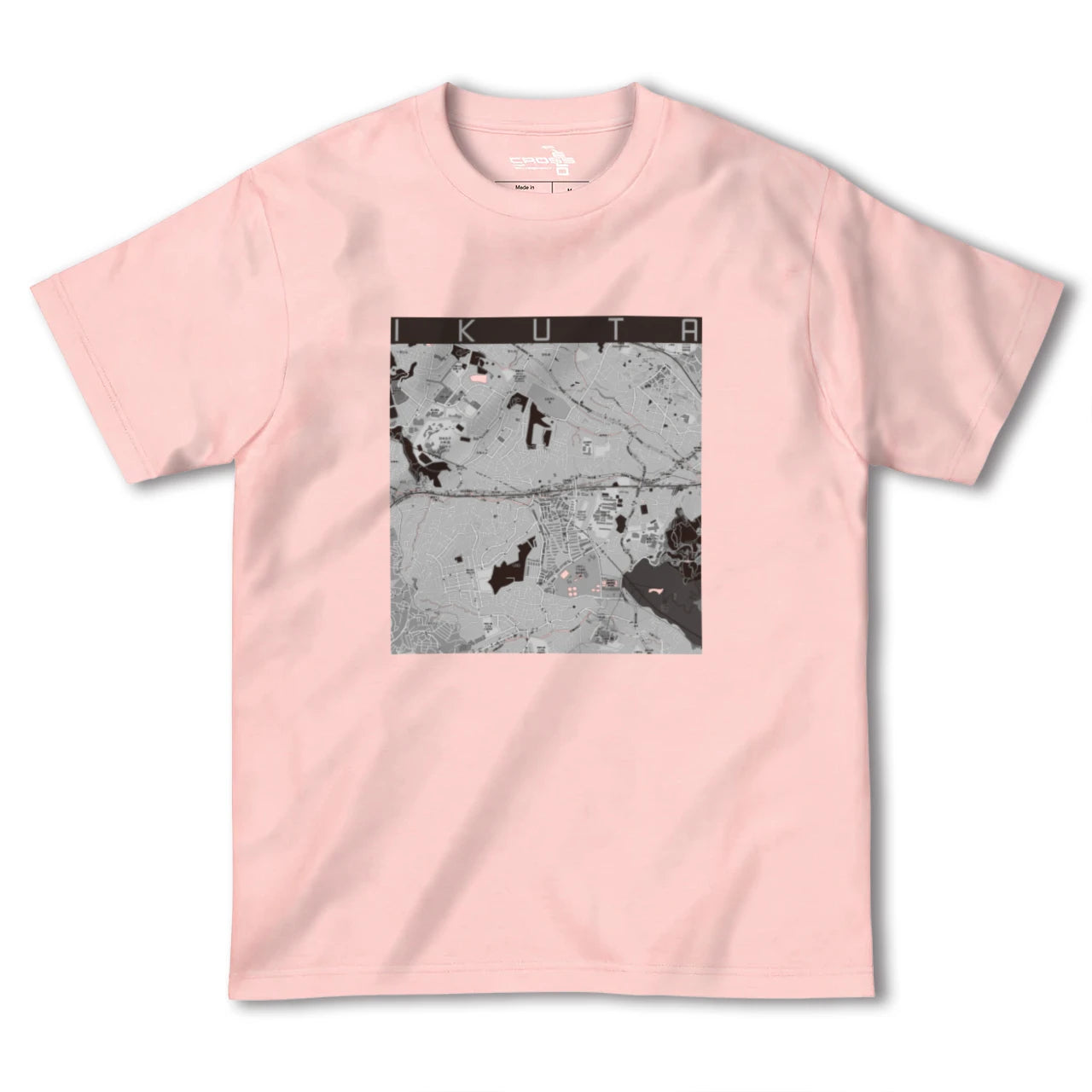 【生田(神奈川県)】地図柄ヘビーウェイトTシャツ