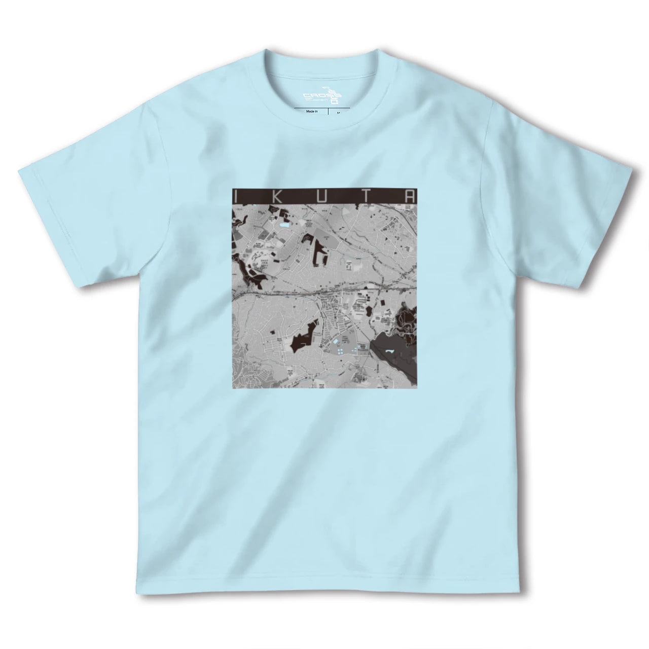 【生田(神奈川県)】地図柄ヘビーウェイトTシャツ