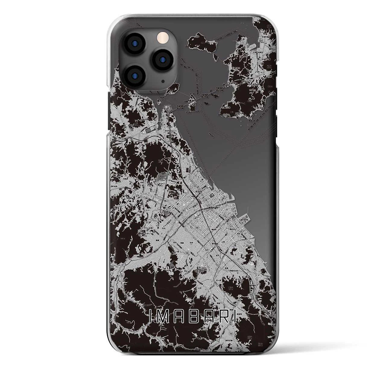 【今治2(愛媛県)】地図柄iPhoneケース(クリアタイプ)