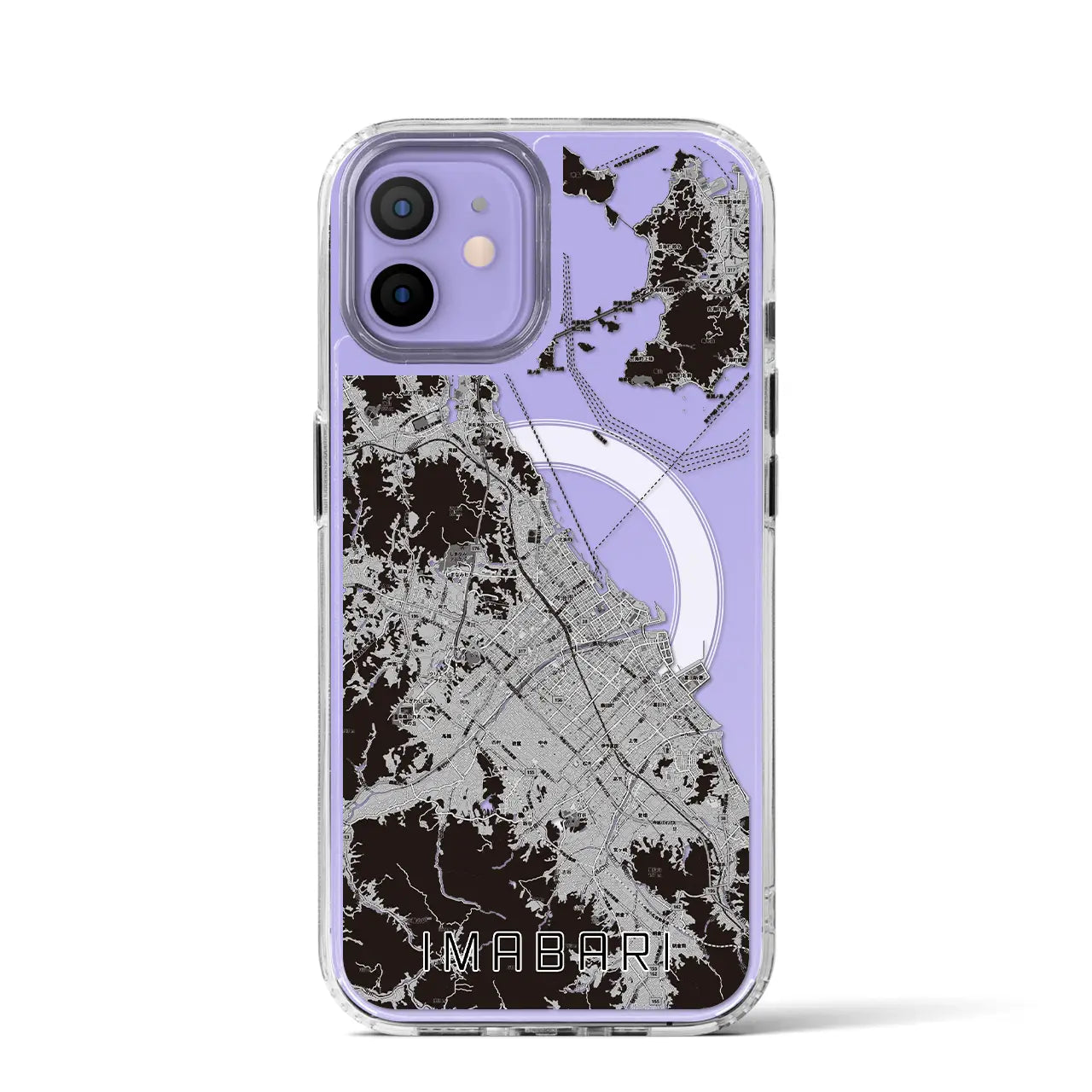 【今治2(愛媛県)】地図柄iPhoneケース(MagSafeタイプ)