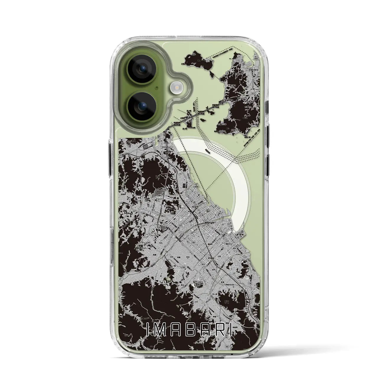 【今治2(愛媛県)】地図柄iPhoneケース(MagSafeタイプ)