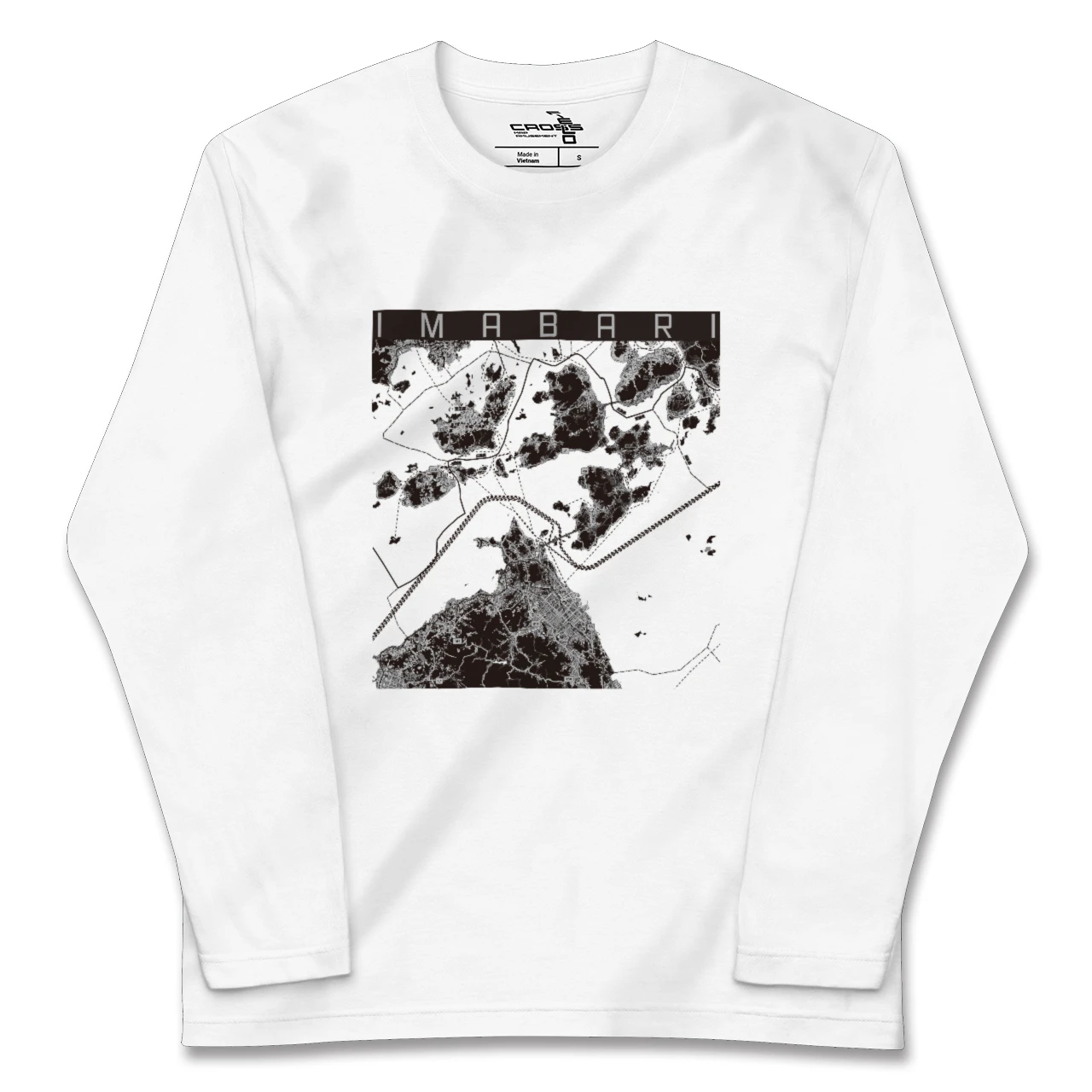 【今治3(愛媛県)】地図柄ロングスリーブTシャツ