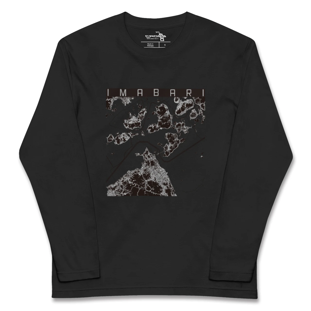 【今治3(愛媛県)】地図柄ロングスリーブTシャツ