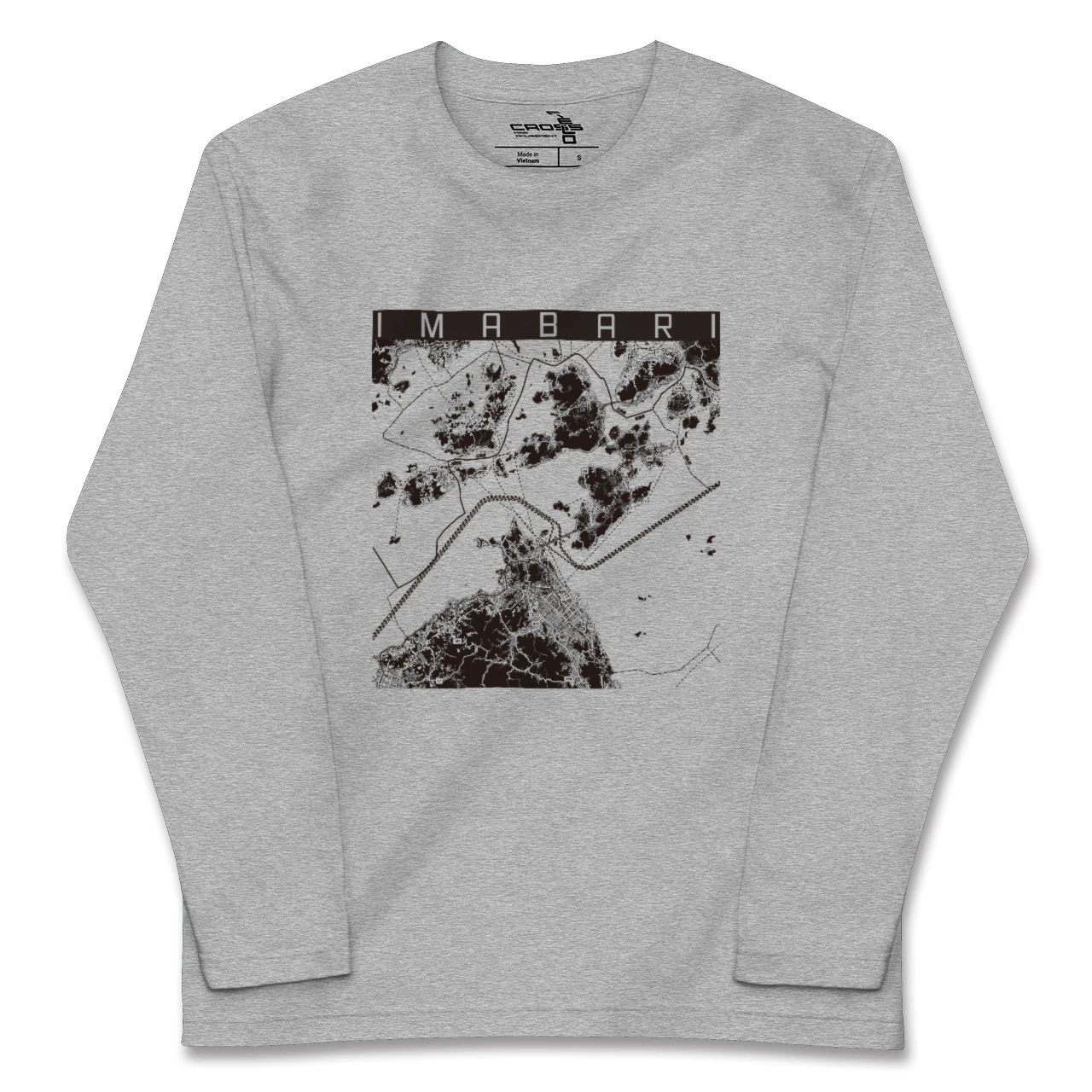 【今治3(愛媛県)】地図柄ロングスリーブTシャツ