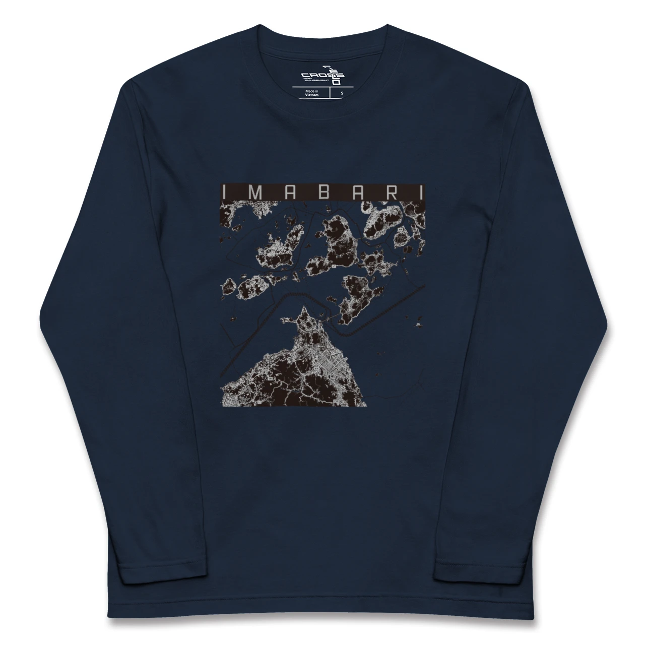 【今治3(愛媛県)】地図柄ロングスリーブTシャツ