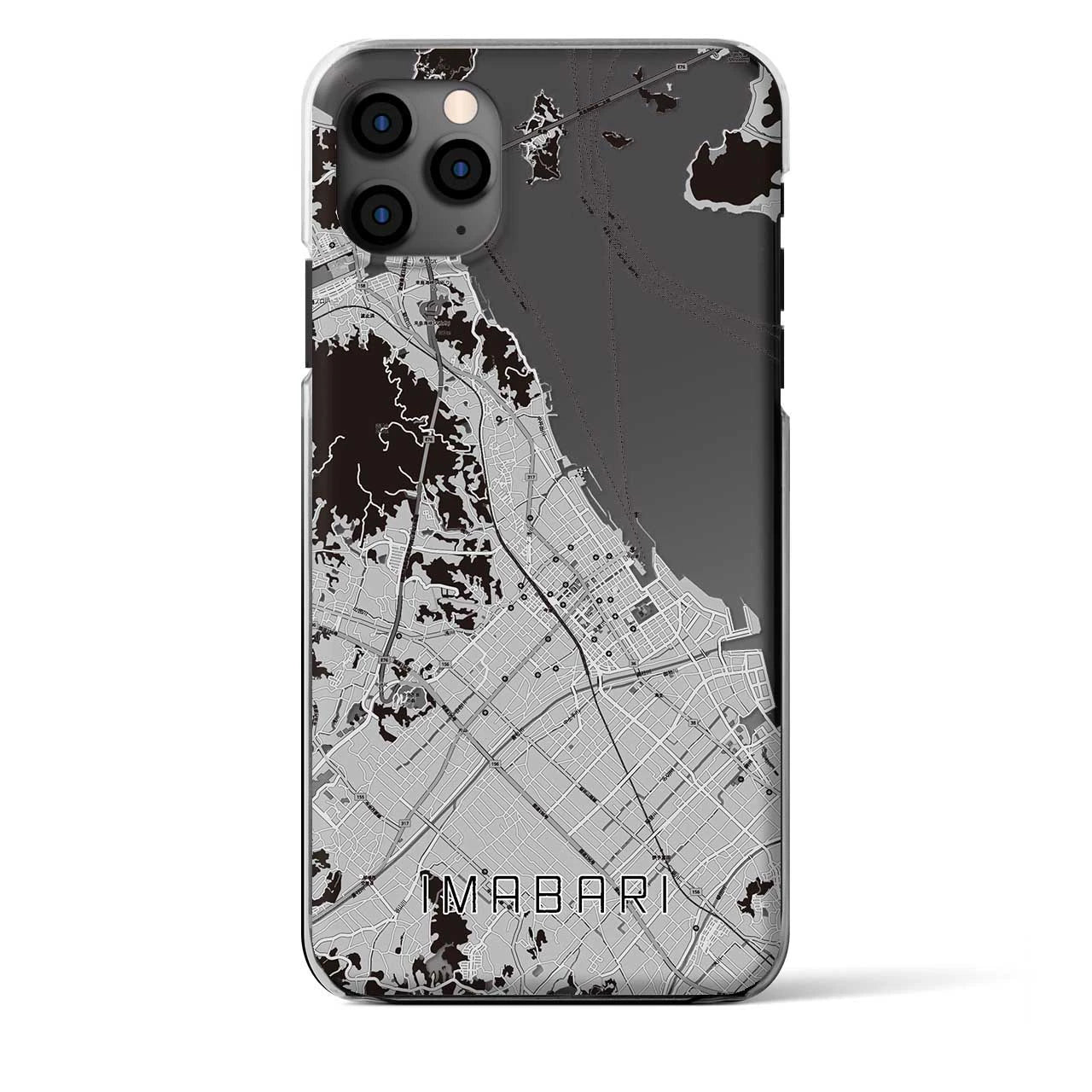 【今治(愛媛県)】地図柄iPhoneケース(クリアタイプ)