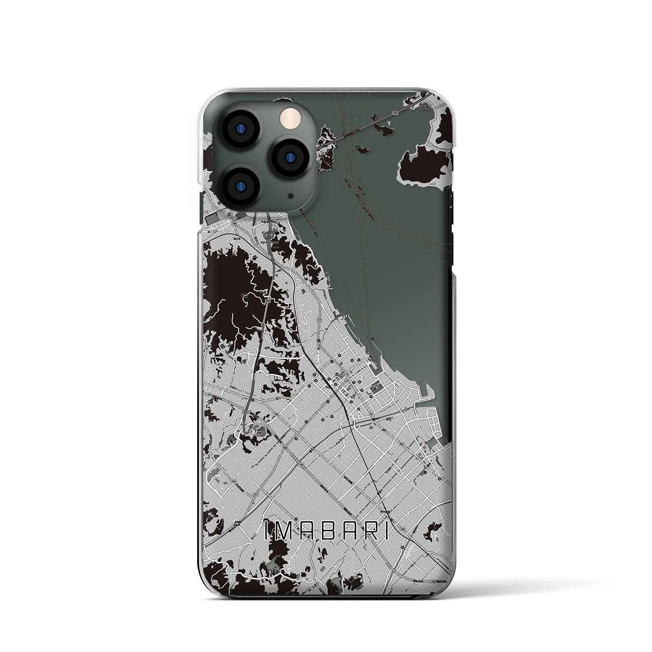 【今治(愛媛県)】地図柄iPhoneケース(クリアタイプ)