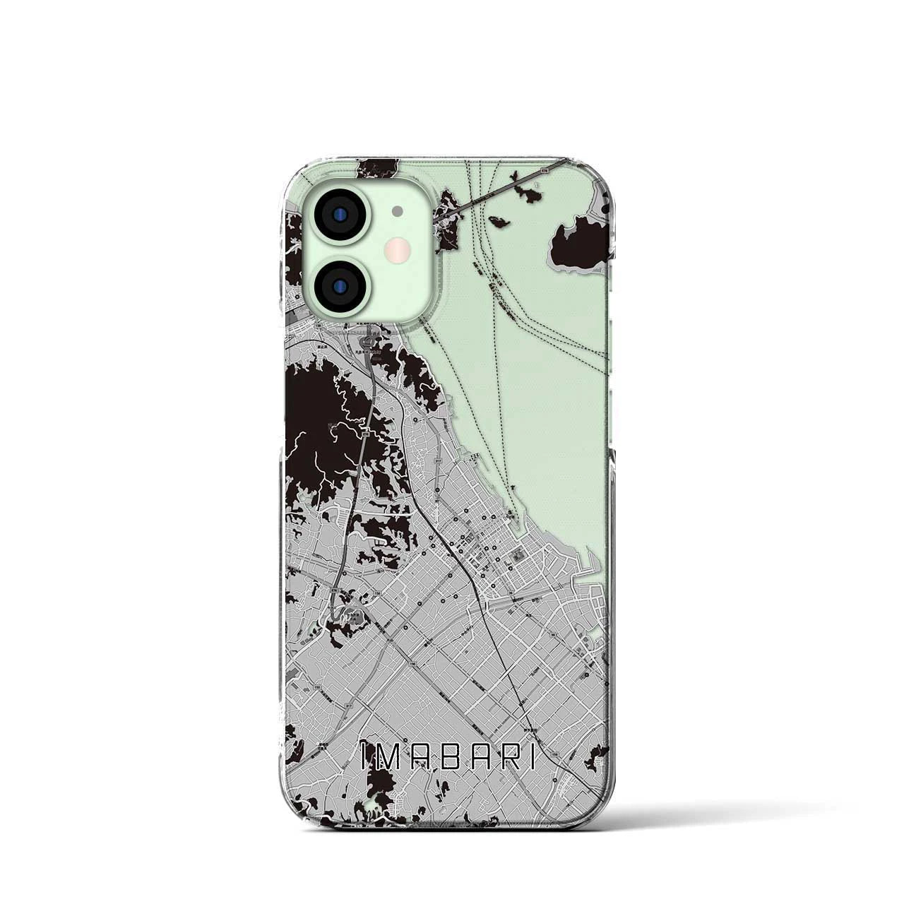 【今治(愛媛県)】地図柄iPhoneケース(クリアタイプ)