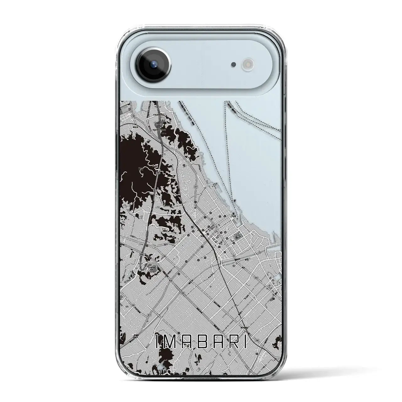 【今治(愛媛県)】地図柄iPhoneケース(クリアタイプ)