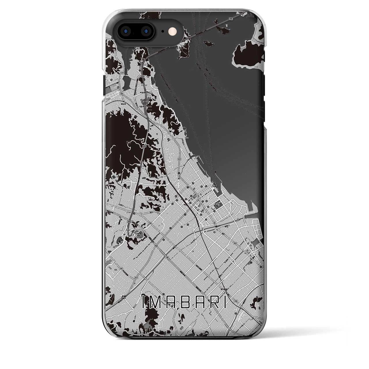 【今治(愛媛県)】地図柄iPhoneケース(クリアタイプ)