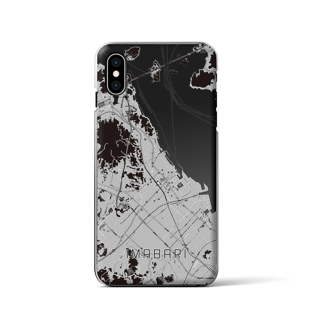 【今治(愛媛県)】地図柄iPhoneケース(クリアタイプ)