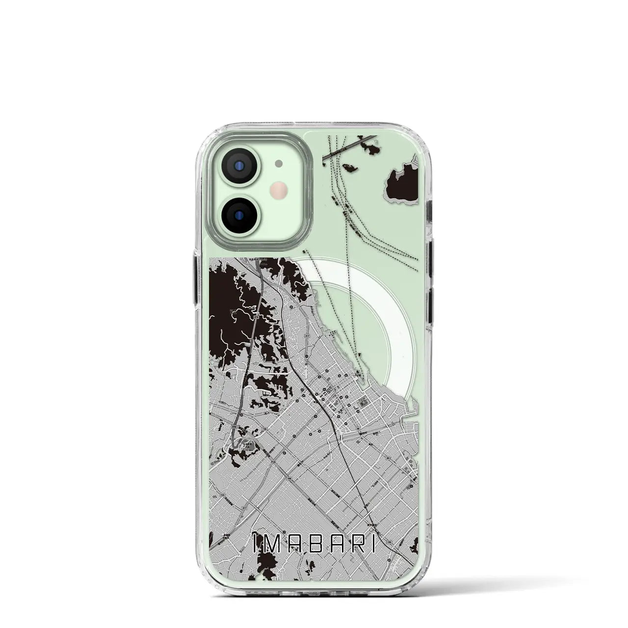 【今治(愛媛県)】地図柄iPhoneケース(MagSafeタイプ)