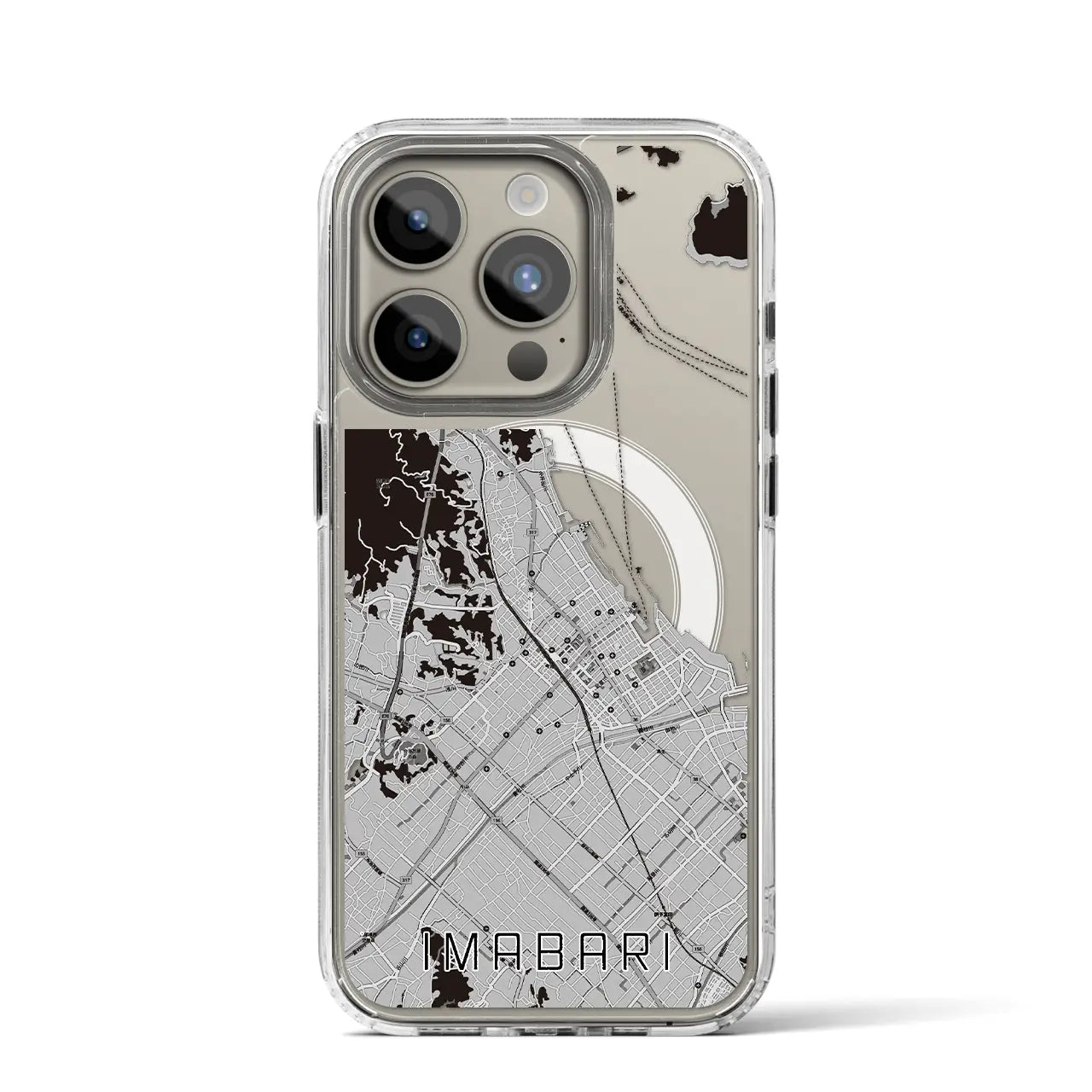 【今治(愛媛県)】地図柄iPhoneケース(MagSafeタイプ)