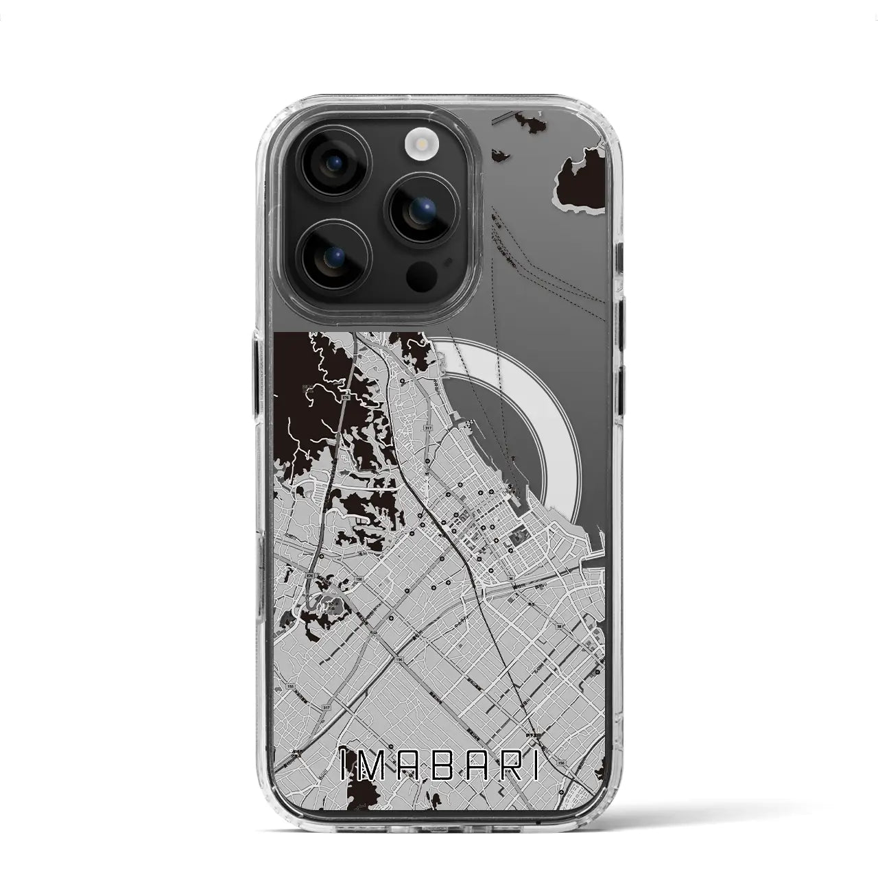 【今治(愛媛県)】地図柄iPhoneケース(MagSafeタイプ)