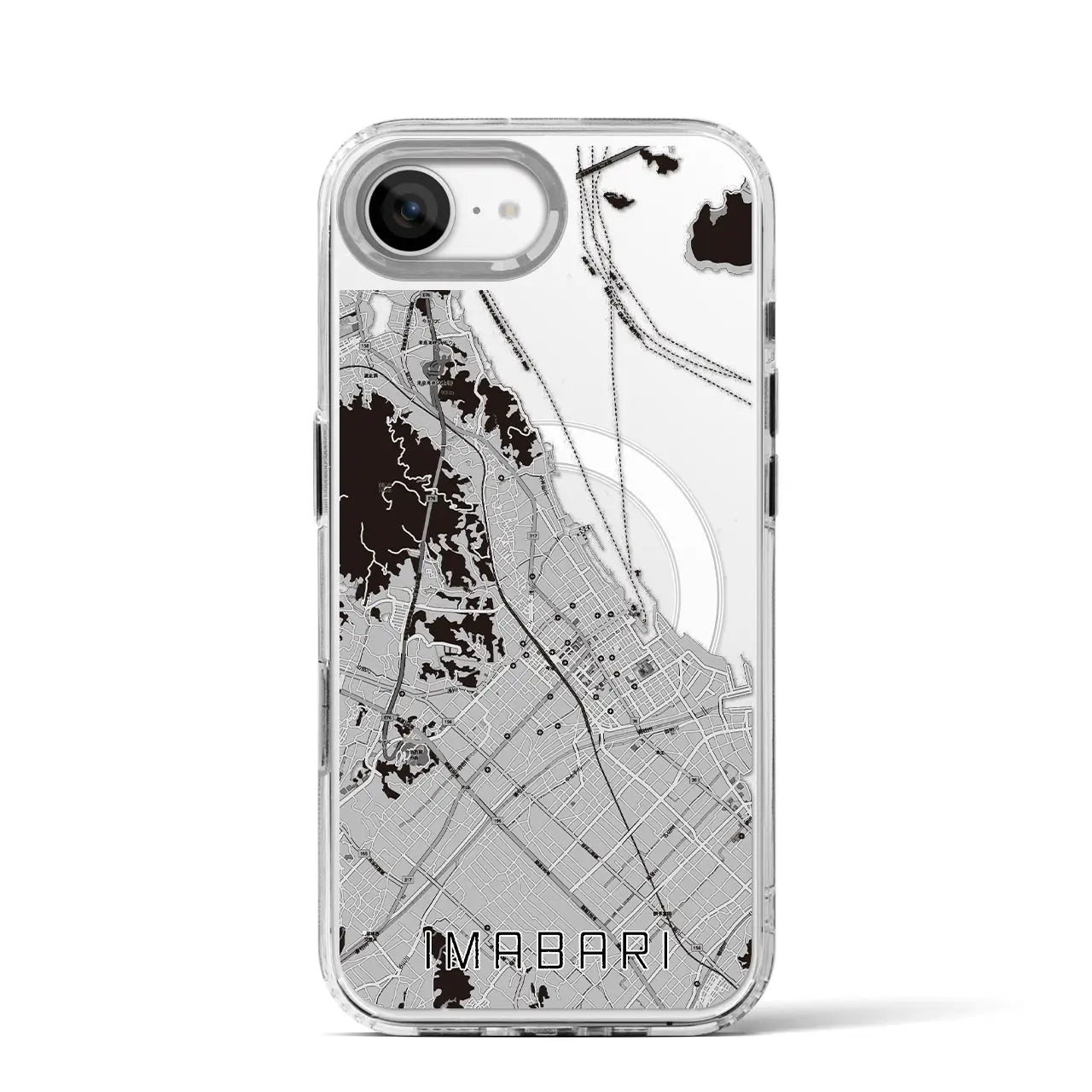 【今治(愛媛県)】地図柄iPhoneケース(MagSafeタイプ)