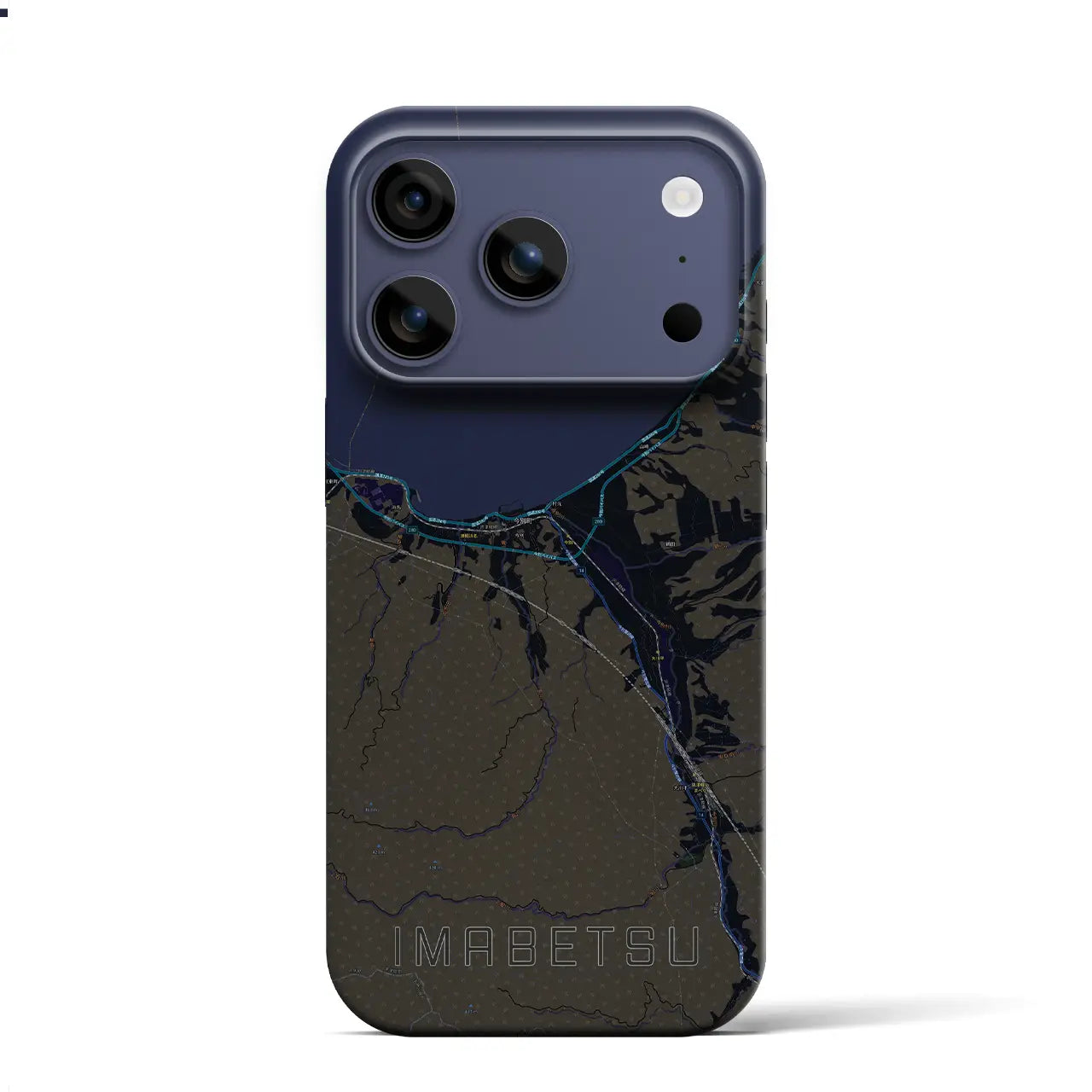 【今別(青森県)】地図柄iPhoneケース(バックカバータイプ)