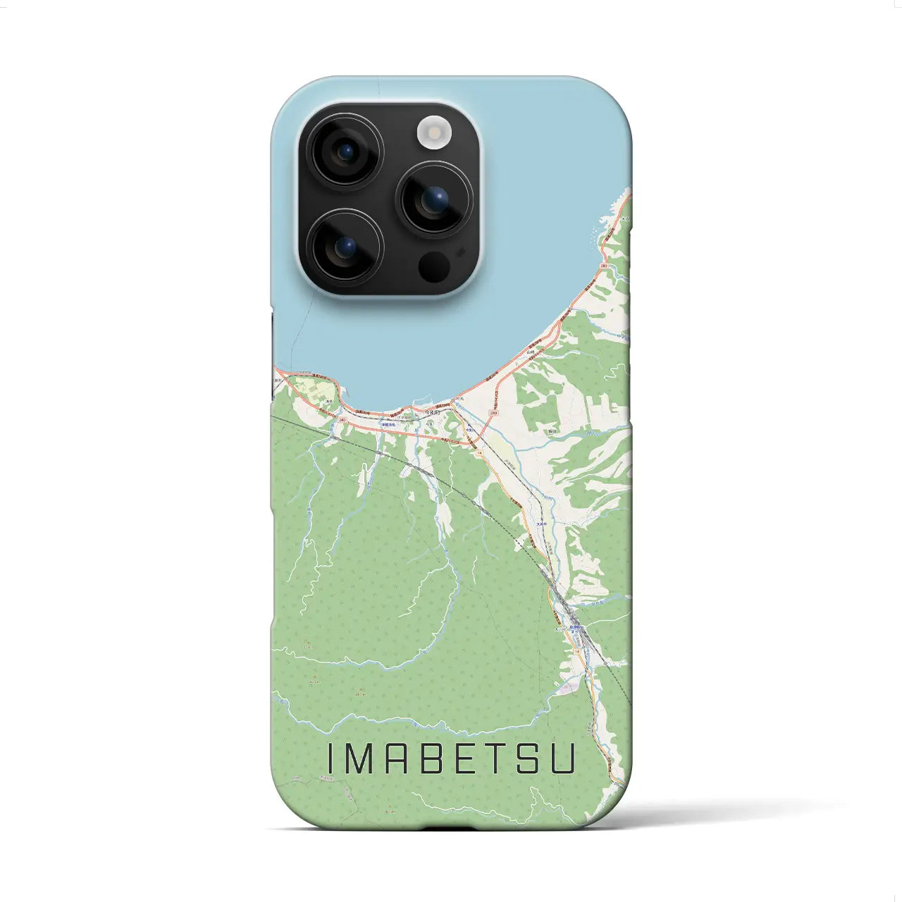 【今別(青森県)】地図柄iPhoneケース(バックカバータイプ)