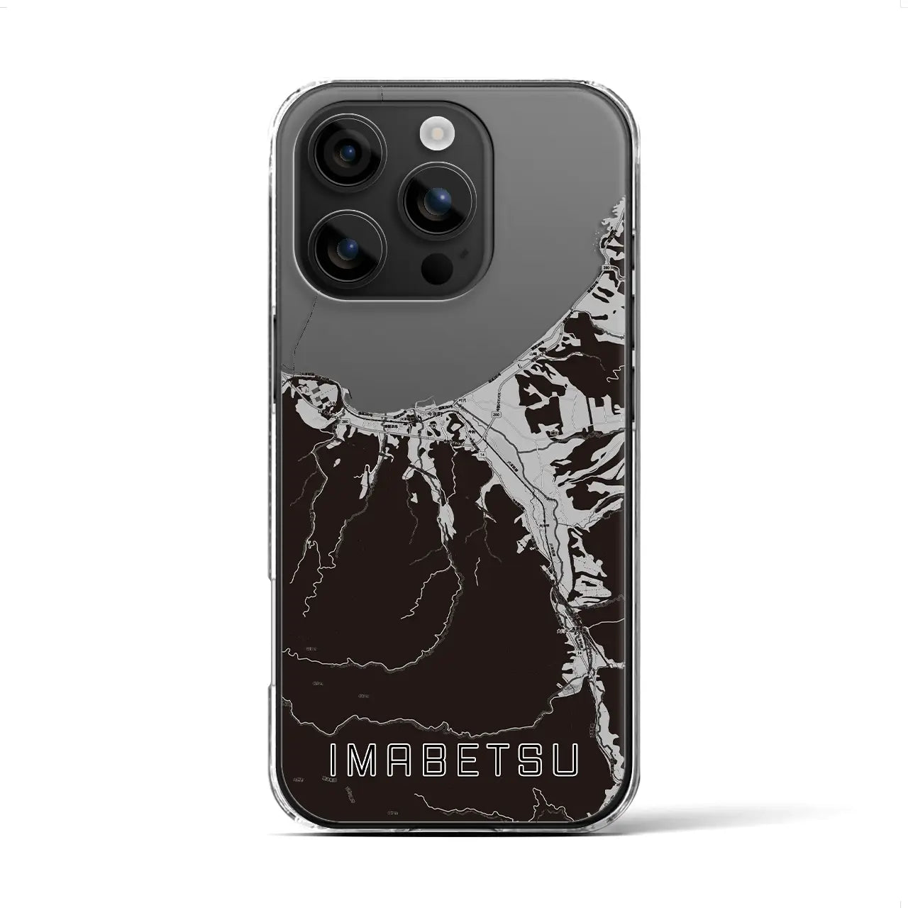 【今別(青森県)】地図柄iPhoneケース(クリアタイプ)