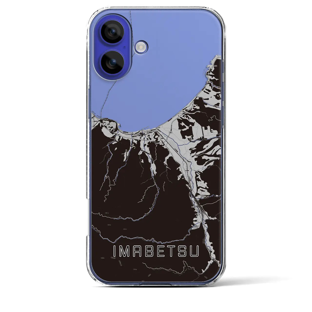 【今別(青森県)】地図柄iPhoneケース(クリアタイプ)