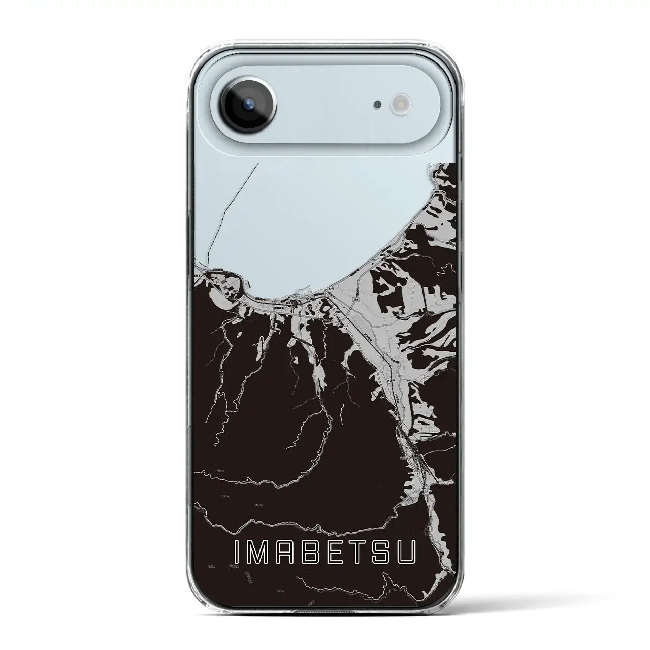 【今別(青森県)】地図柄iPhoneケース(クリアタイプ)