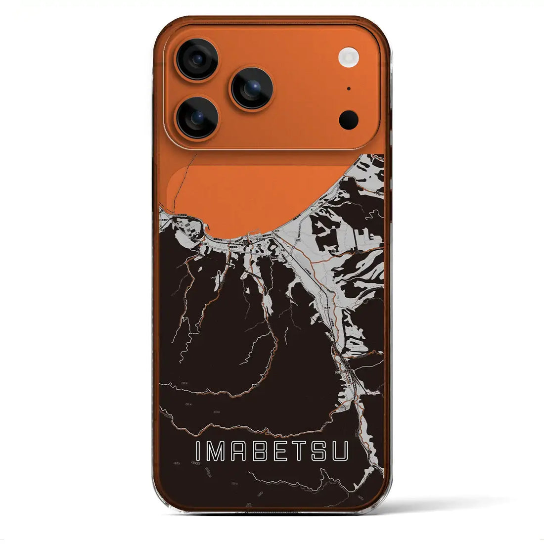 【今別(青森県)】地図柄iPhoneケース(クリアタイプ)