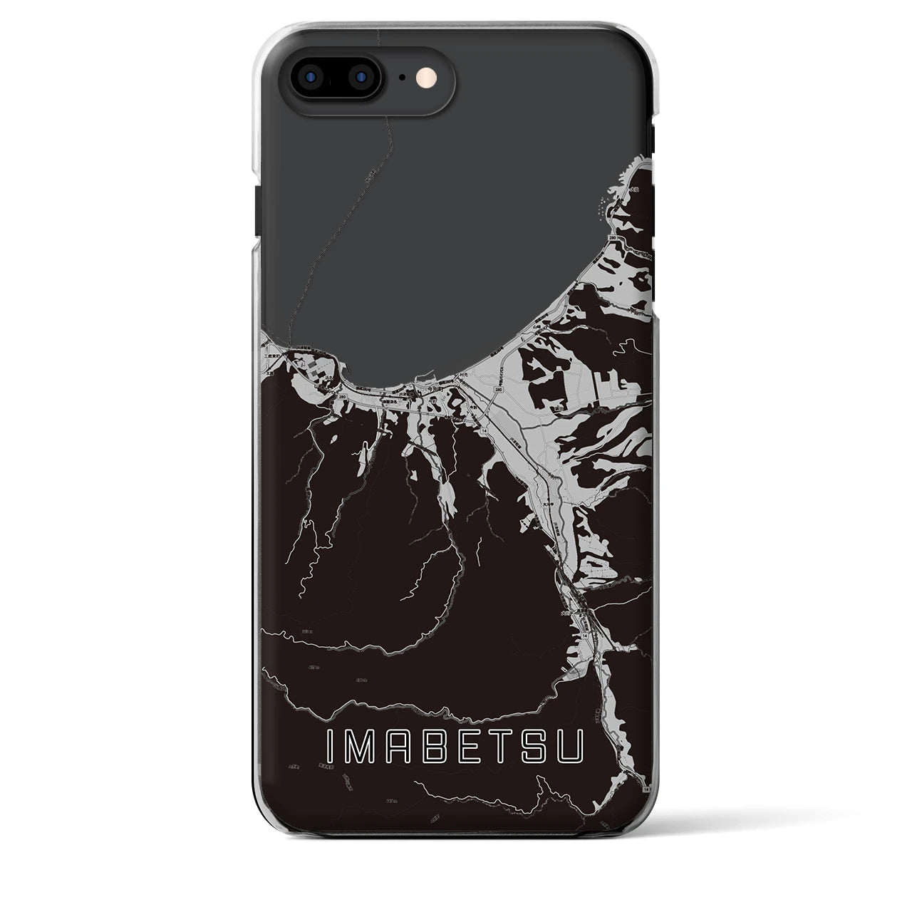 【今別(青森県)】地図柄iPhoneケース(クリアタイプ)