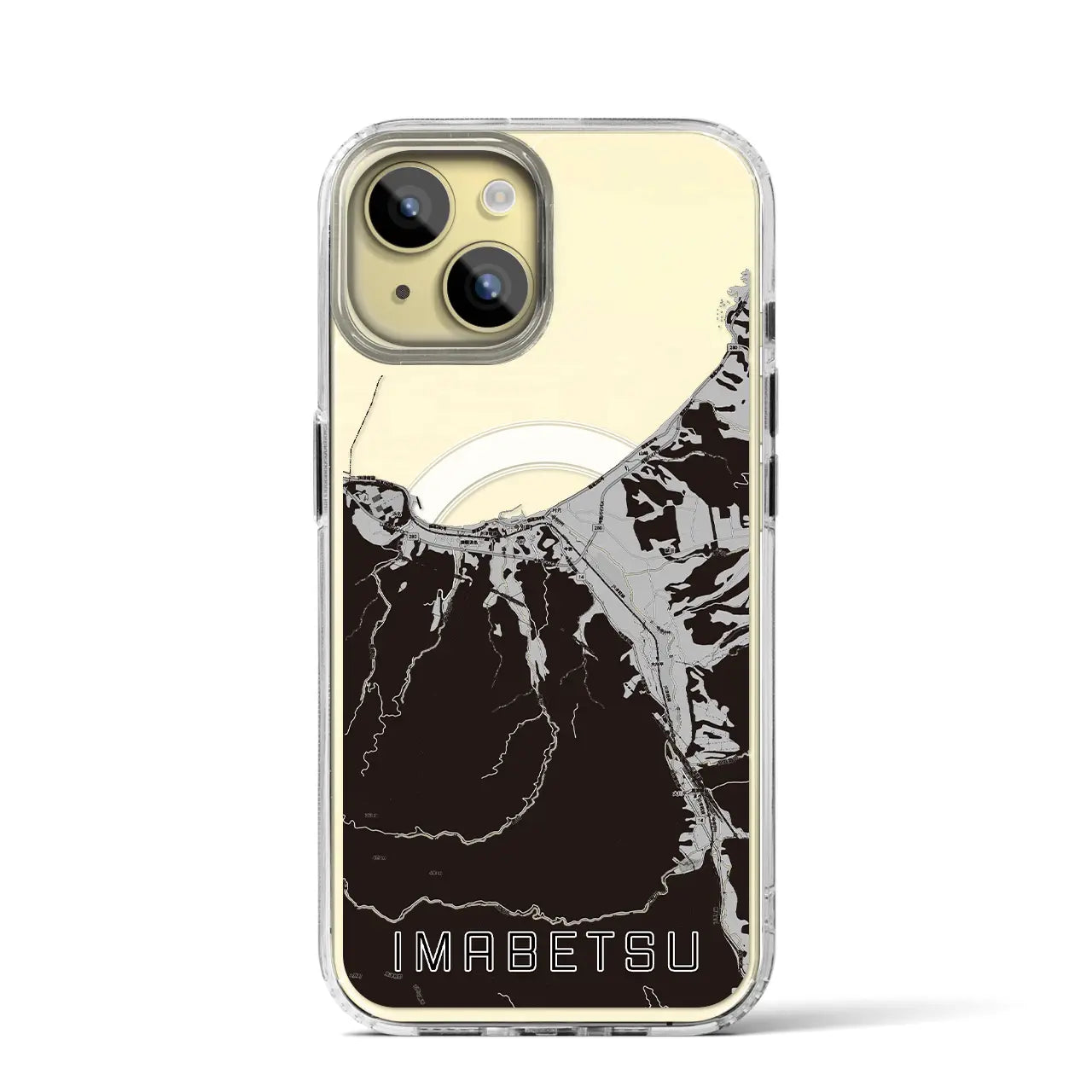 【今別(青森県)】地図柄iPhoneケース(MagSafeタイプ)