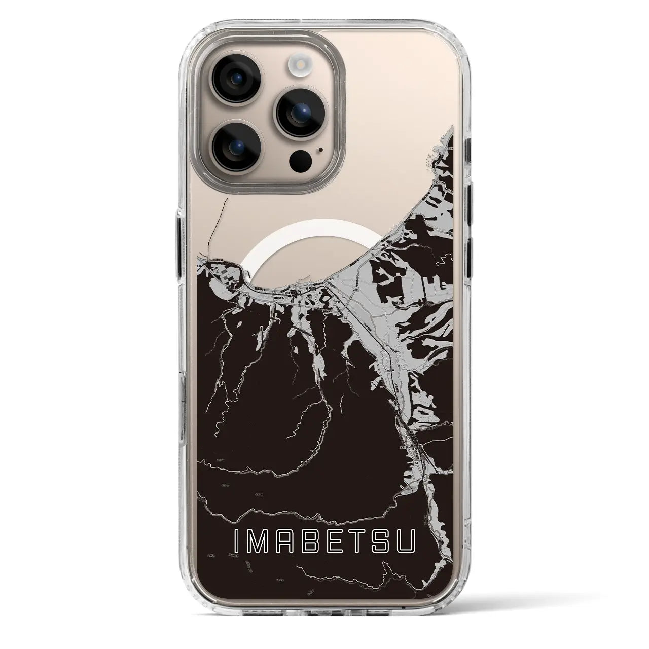 【今別(青森県)】地図柄iPhoneケース(MagSafeタイプ)