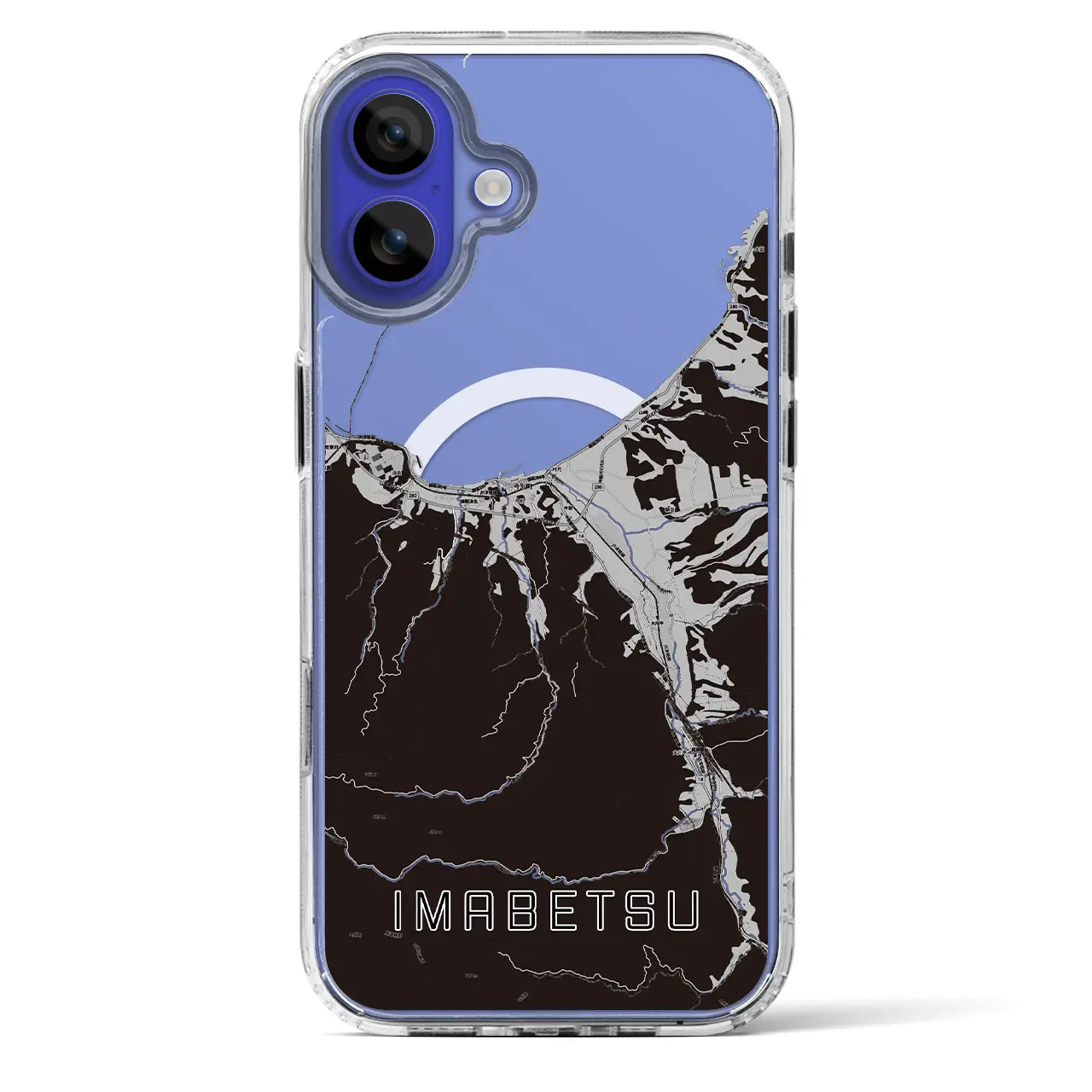 【今別(青森県)】地図柄iPhoneケース(MagSafeタイプ)