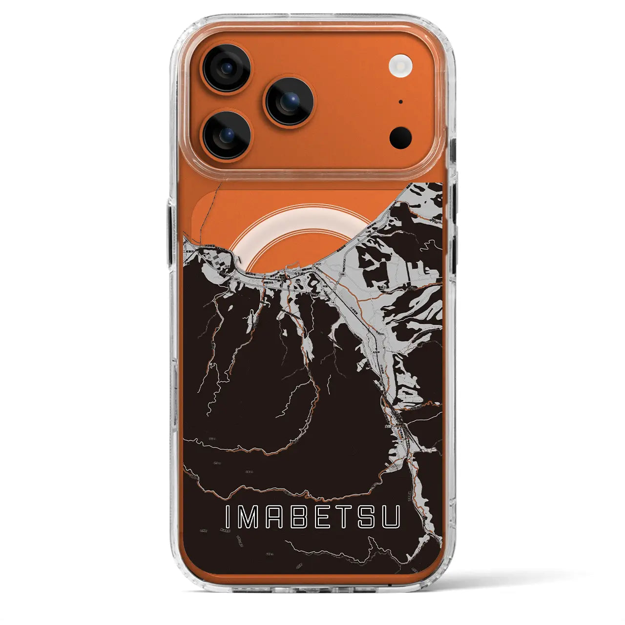 【今別(青森県)】地図柄iPhoneケース(MagSafeタイプ)