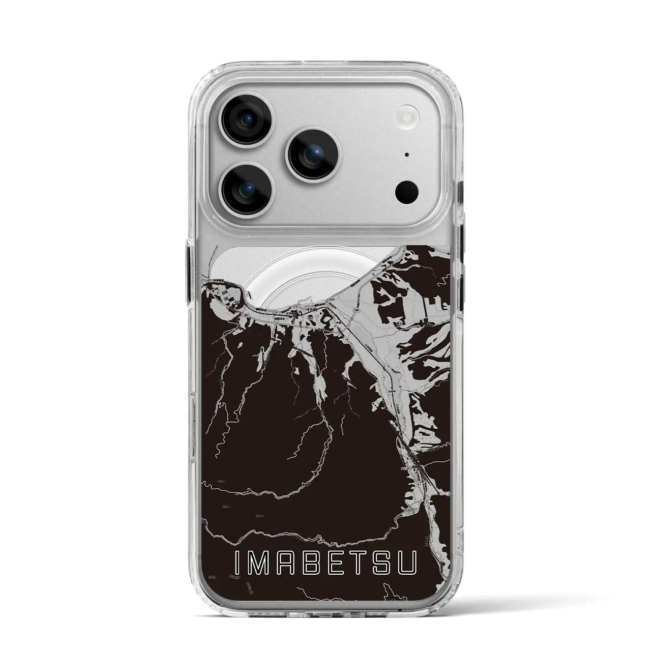 【今別(青森県)】地図柄iPhoneケース(MagSafeタイプ)