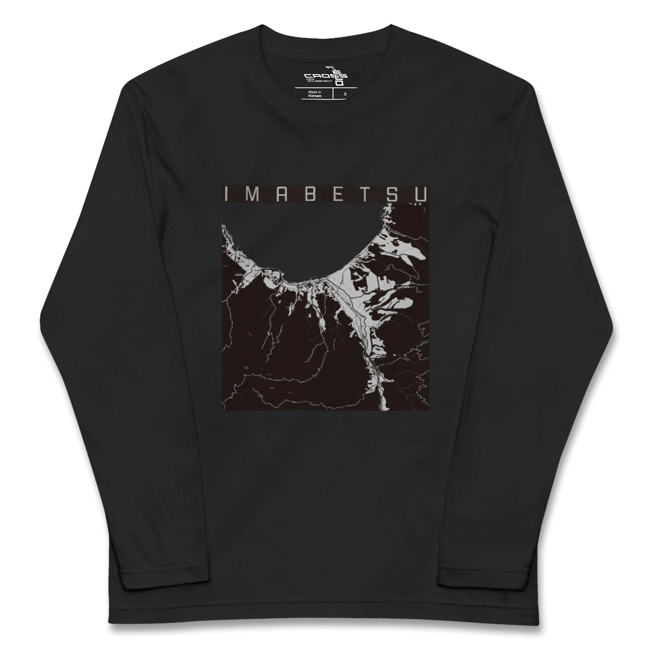 【今別(青森県)】地図柄ロングスリーブTシャツ