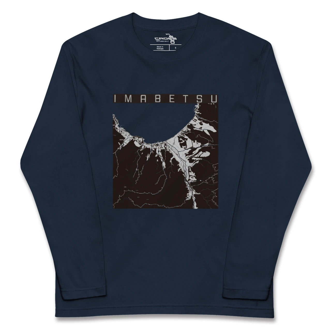 【今別(青森県)】地図柄ロングスリーブTシャツ