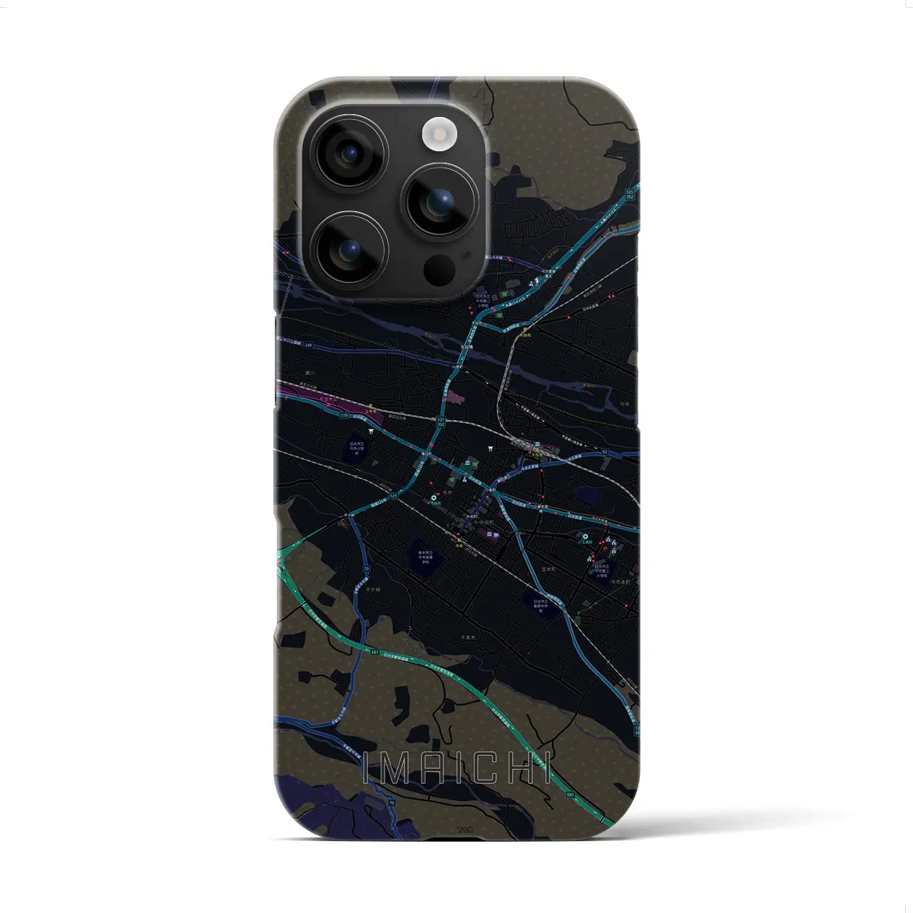 【今市(栃木県)】地図柄iPhoneケース(バックカバータイプ)