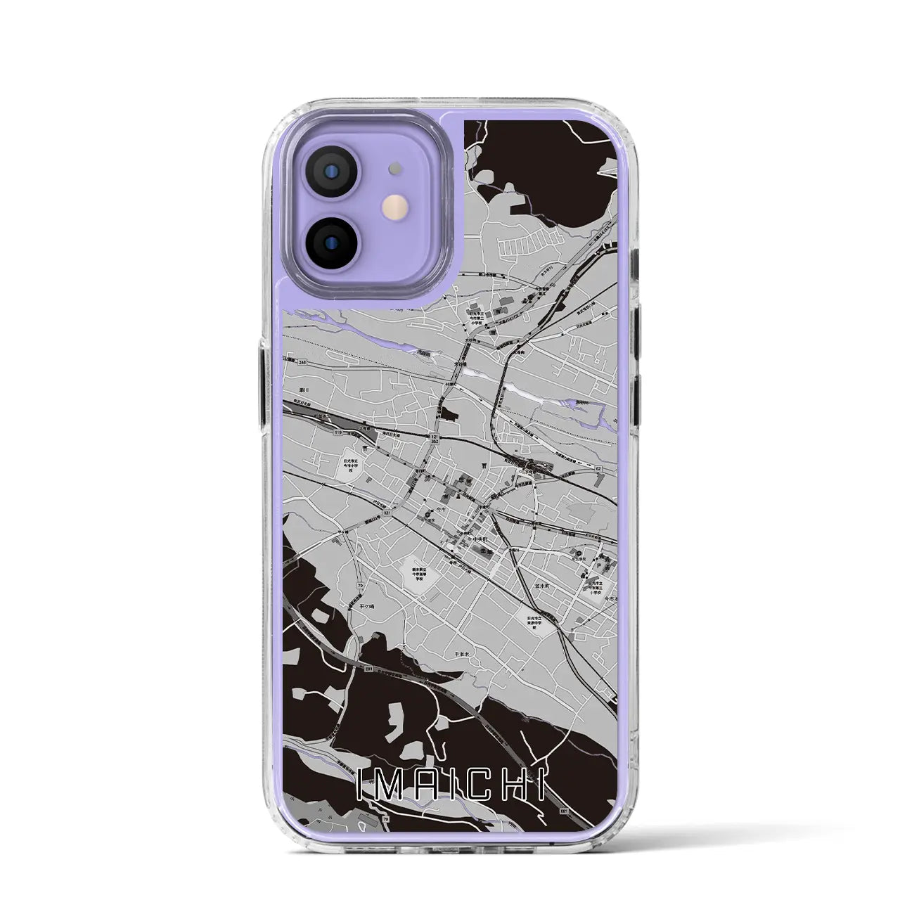 【今市(栃木県)】地図柄iPhoneケース(MagSafeタイプ)