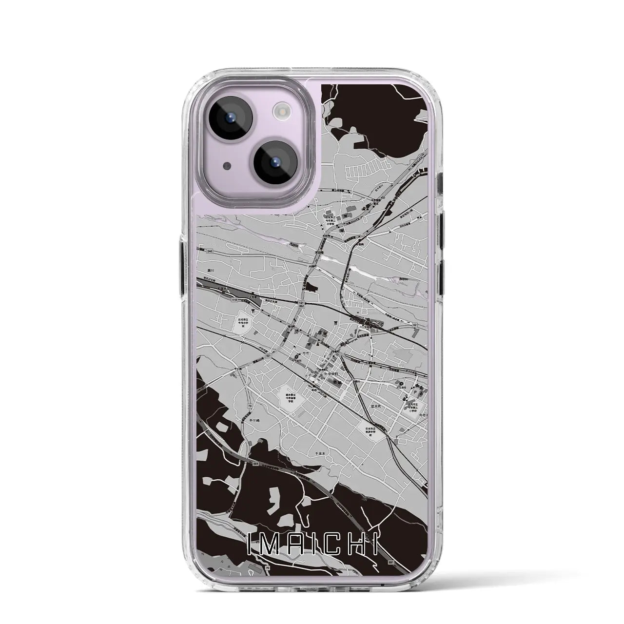 【今市(栃木県)】地図柄iPhoneケース(MagSafeタイプ)