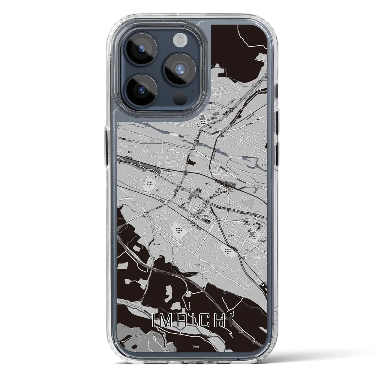 【今市(栃木県)】地図柄iPhoneケース(MagSafeタイプ)