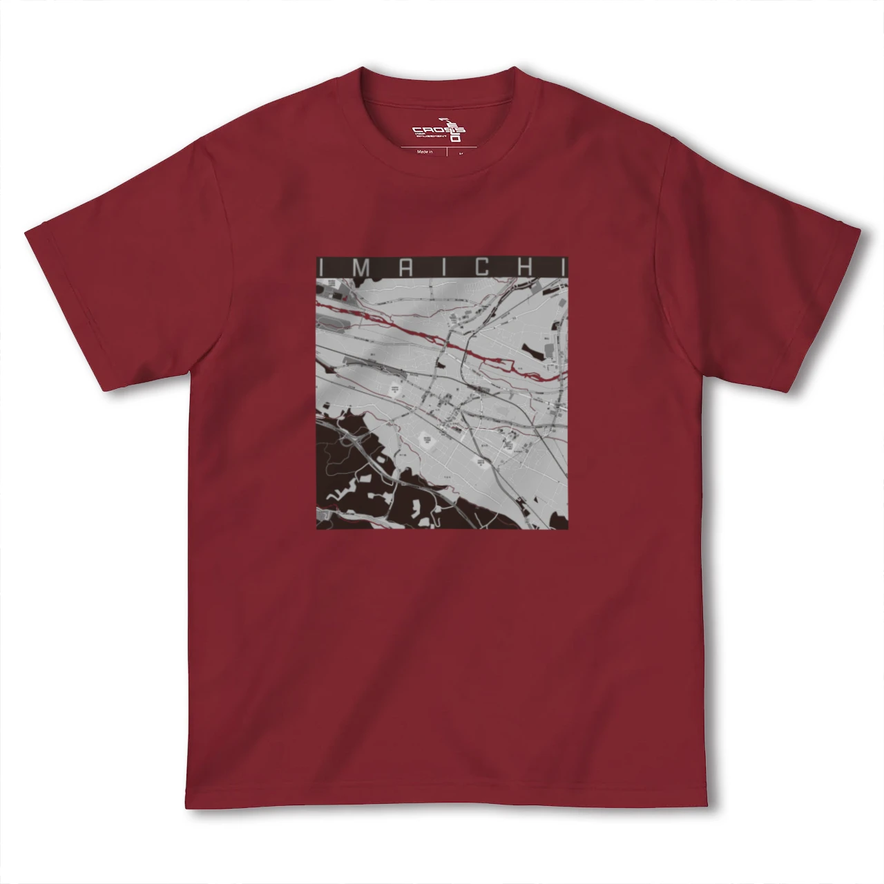 【今市(栃木県)】地図柄ヘビーウェイトTシャツ