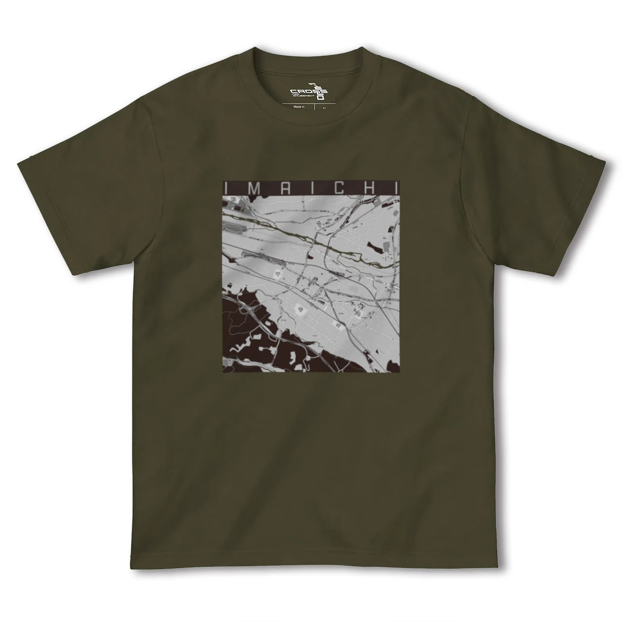 【今市(栃木県)】地図柄ヘビーウェイトTシャツ